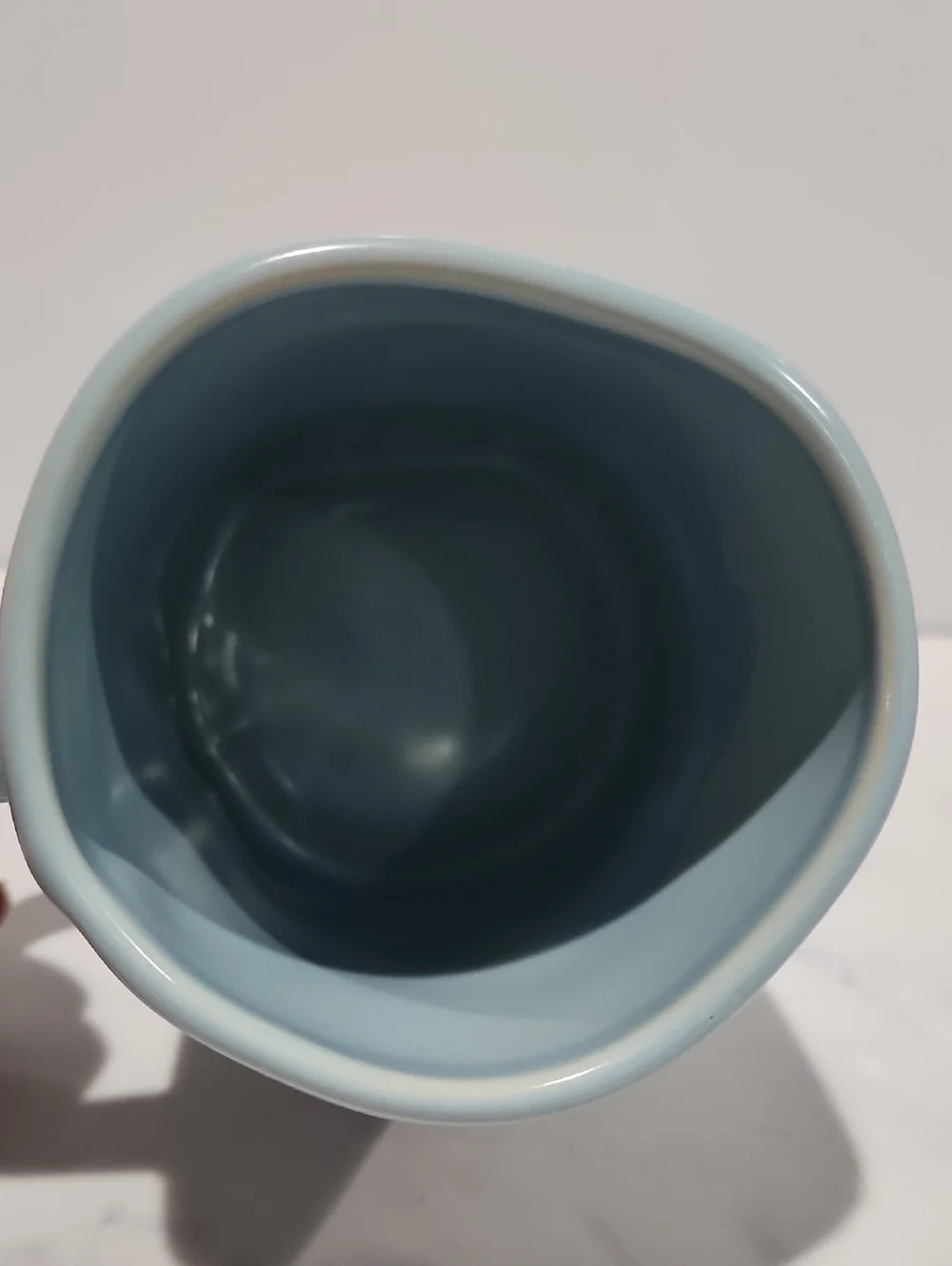Rea Dunn Happy Spring Blue Ceramic Coffee Mug - Gold Lettering